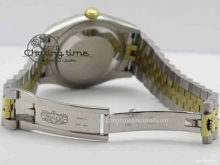 0410 DateJust 116234 SS YG BP Best Edition Gray Dial Diam Markers On SS YG Bracelet SA ZipUp 3745